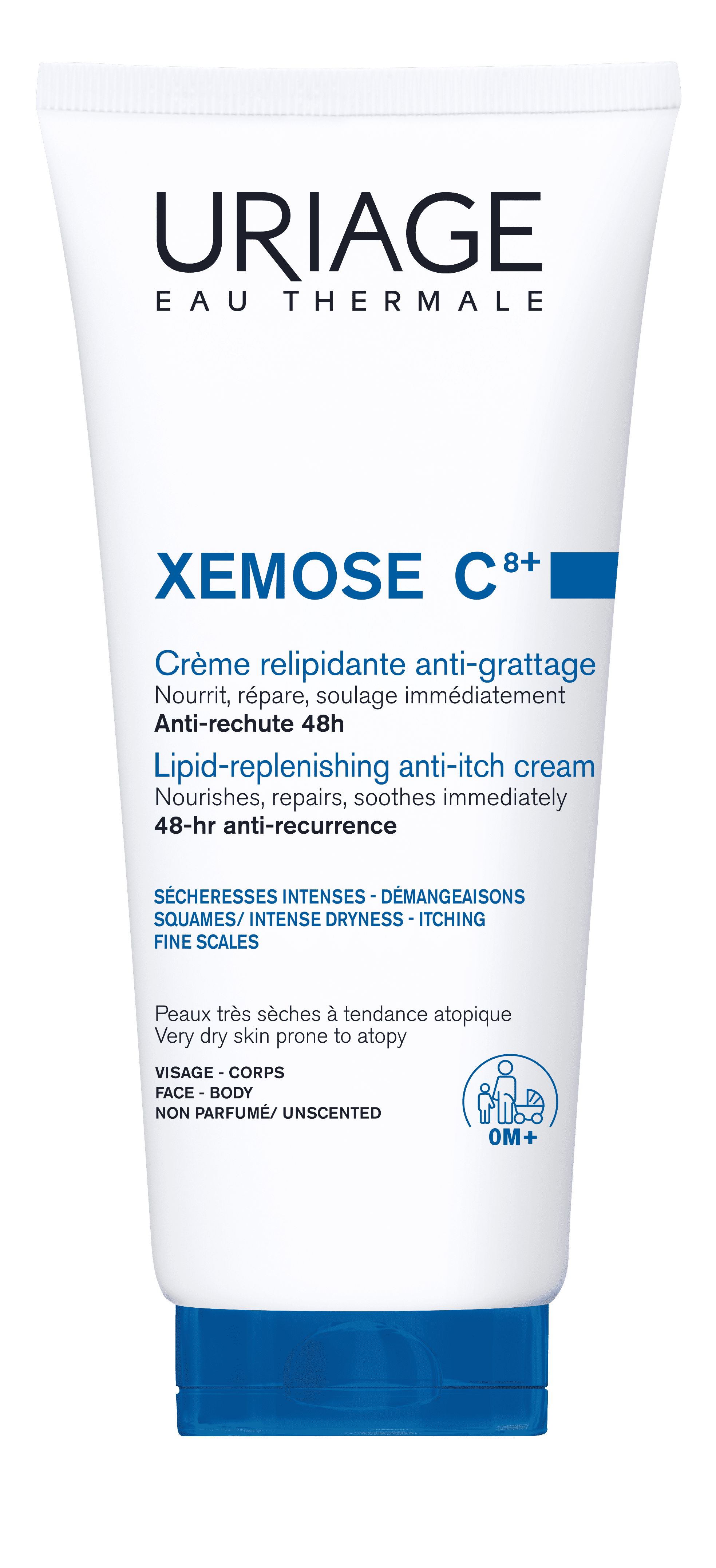 Ксемоз С8+ Ліпідовідновлювальний крем проти свербежу